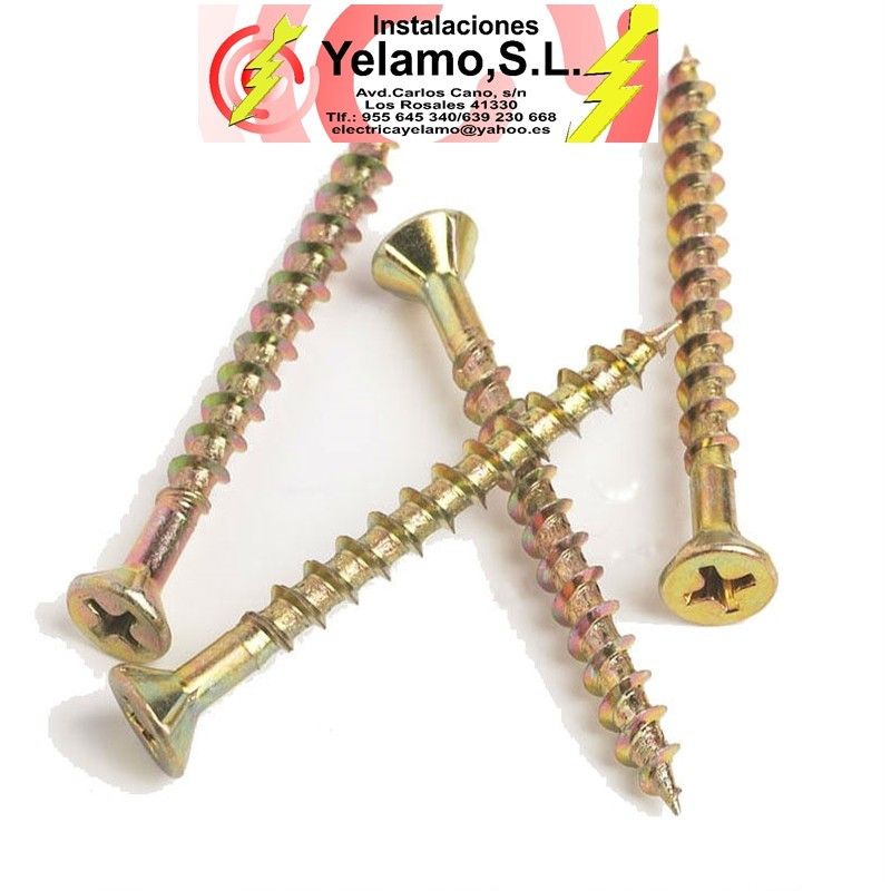 TORNILLO MADERA BRICOMATADO 4.5 X 30 MM 100 UNIDADES