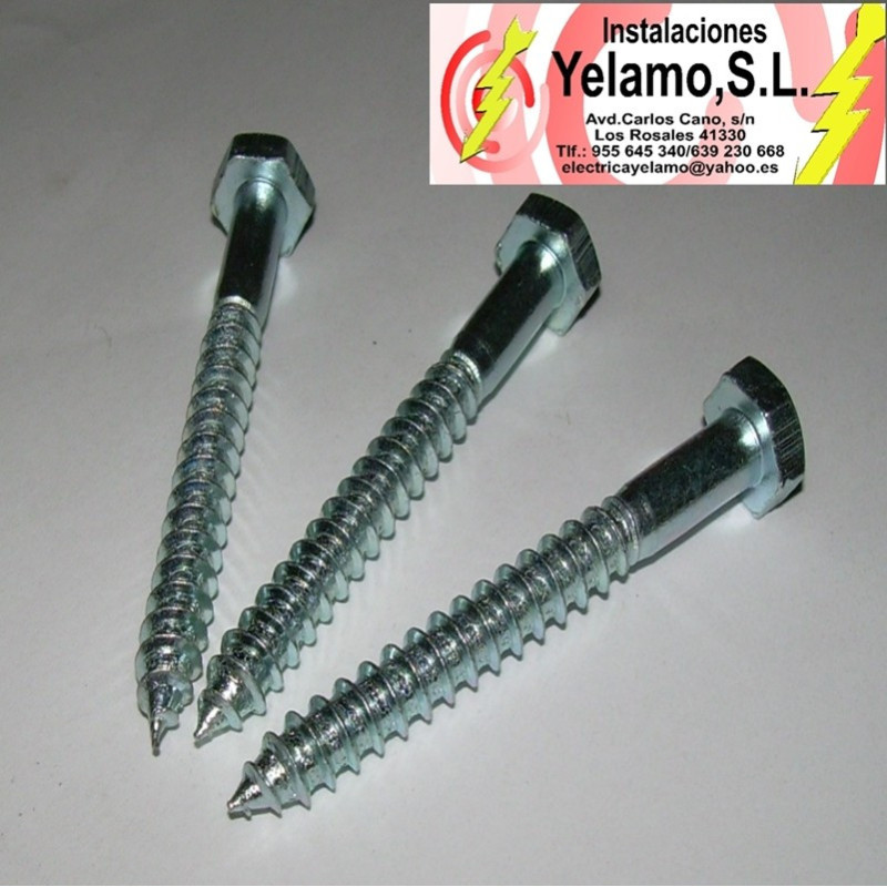 TIRAFONDO 8 X 70 MM 100 UNIDADES