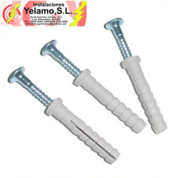 TACO GOLPE CON TORNILLO 8 X 60 MM 100 UNIDADES