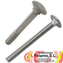 TORNILLO CABEZA ABOMBADA 8 X 50 MM 100 UNIDADES