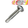TORNILLO ROSCA CHAPA CABEZA CILÍNDRICA 3.5 X 13 MM 100 UNIDADES