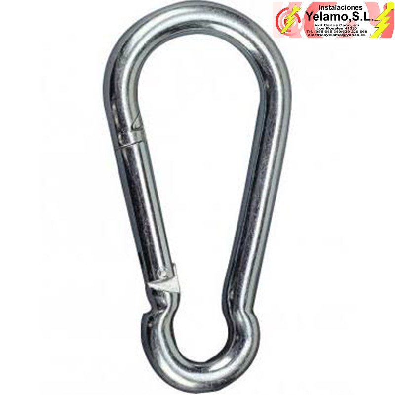 MOSQUETÓN 60 MM 10 UNIDADES