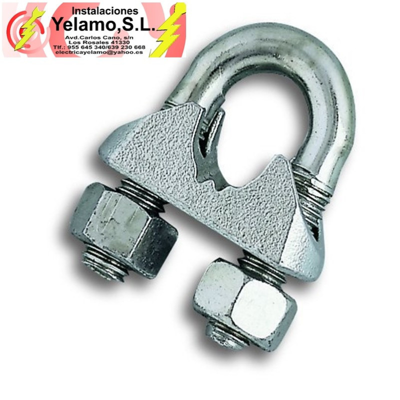 SUJETACABLE   5 / 16" 8 MM 10 UNIDADES