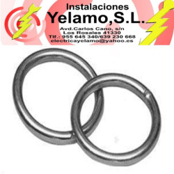 ANILLA ACERO SOLDADA 27 MM 10 UNIDADES
