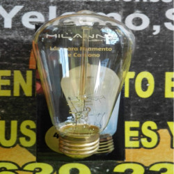 BOMBILLA 40W E-27 FILAMENTO CARBONO