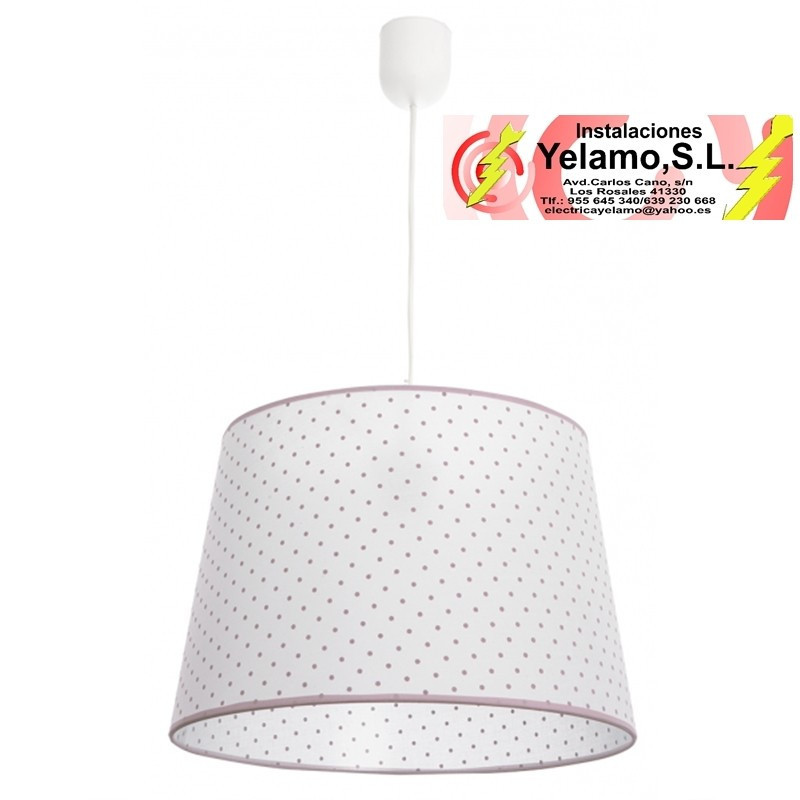 COLGANTE OKAPI LILA 1XE27 REGX36D