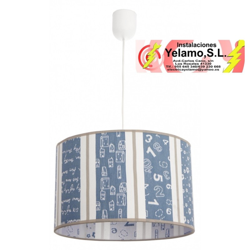 COLGANTE RETAL CELESTE 1XE27 REGX30D