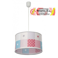 COLGANTE MIX COLORES 1XE27 REGX35D