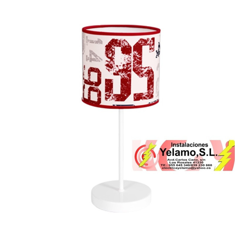 SOBREMESA DORSAL 1XE14 ROJO 38X16D