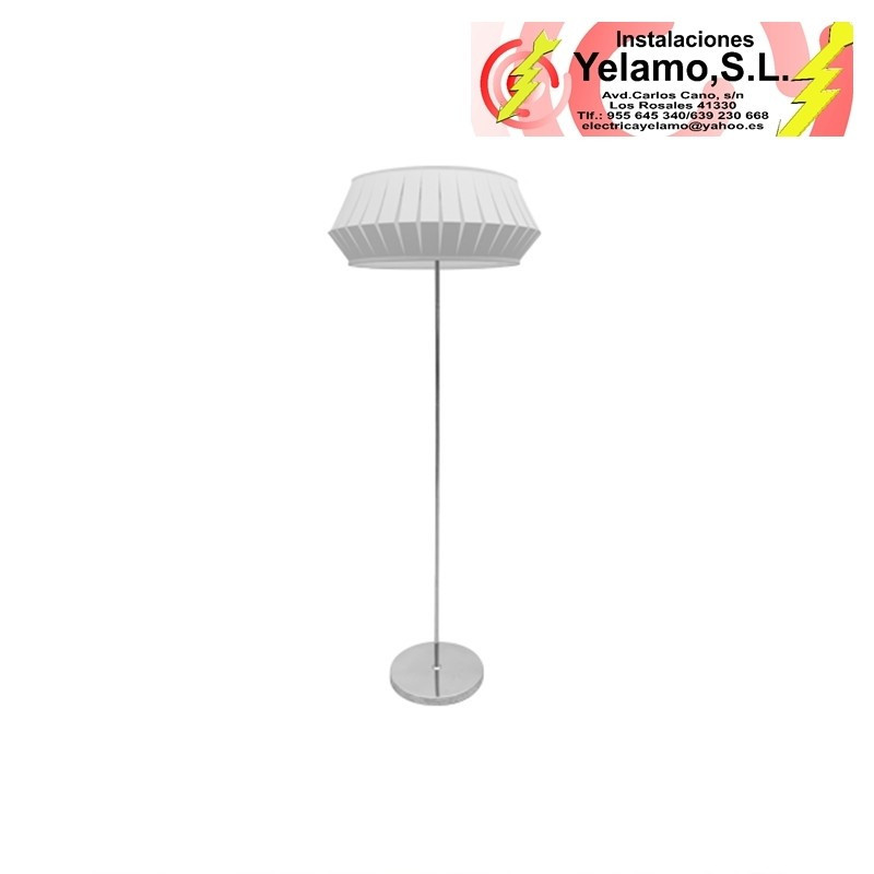 PIE SALON ESPIRAL BLANCO 1XE27 166X55