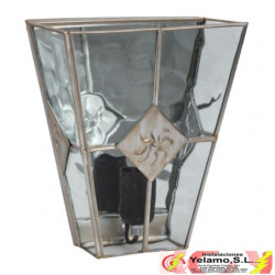 APLIQUE ESTEPA ORO 1XE27 25X20X12