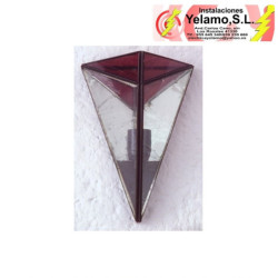 APLIQUE PIRAMIDE VIOLETA 1XE27 28X20