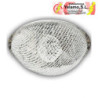 PLAFON SERIE HEMISFERIO CRISTAL/CROMO 25XG9 (32X86 D)