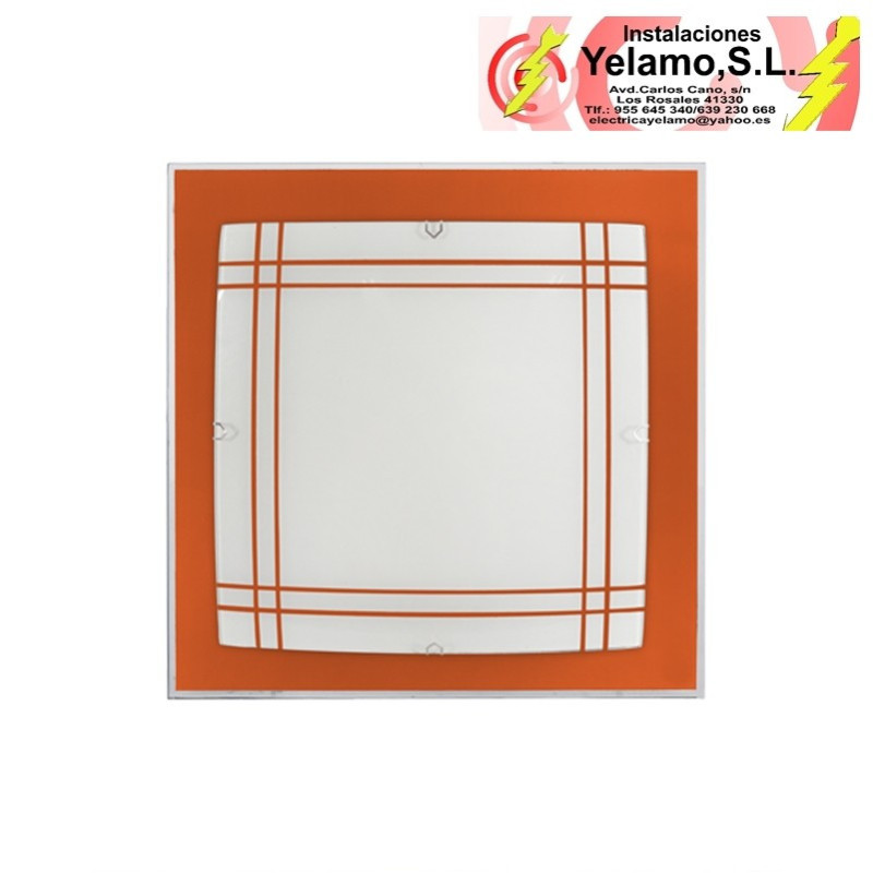 PLAFON AMET NARANJA 2XE27 (32X32X6)