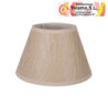 PANTALLA CONICA DUNA HELVIA E27 BEIS (18X10X12)