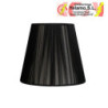 PANTALLA CONICA HILO INDIRA E27 NEGRA (40X20X26)