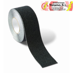 CINTA ANTIDESLIZANTE ADHESIVA. 25mmX5m NEGRO. BLISTER 1 ROLLO
