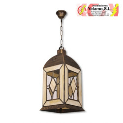 FAROL GRANDE CALIFA 3LXE27 BEIS (75X37X37)