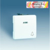 PULSADOR CAMPANA CON LUZ SIMON 27 BLANCO