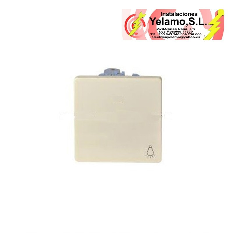 PULSADOR LUZ SIMON 27 MARFIL