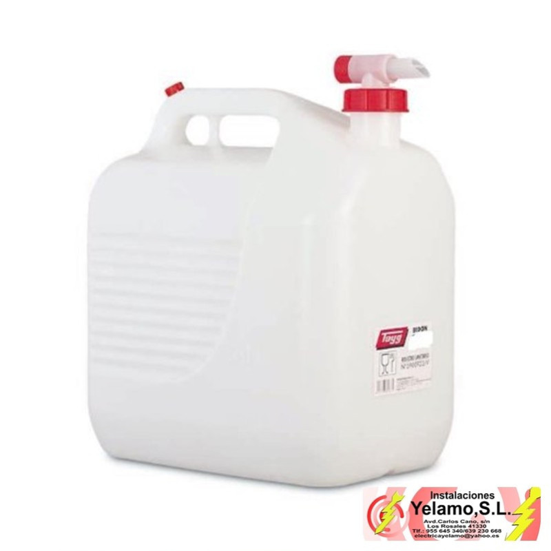 BIDON AGUA 20 LITROS CON GRIFO