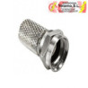 CONECTOR F PARA CABLE ANTENA (  6 UNIDADES)