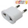 ADAPTADOR ENCHUFE PLANO Y REDONDO