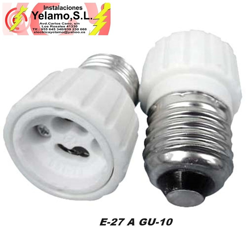 ADAPTADOR CASQUILLO E-37 A GU-10