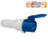 BASE CETAC PROLONGADOR 2P+T 16A AZUL