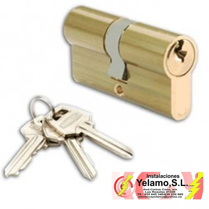 CILINDRO SERRETA LATÓN 30 X 30