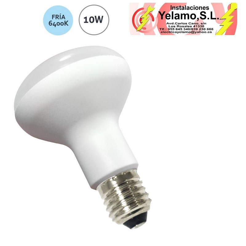 BOMBILLA LED 10W E-27 ESCAPARATE R-80 6400K