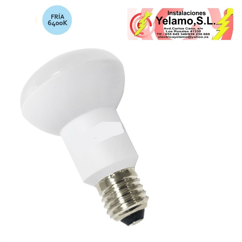 BOMBILLA LED 8W E-27 ESCAPARATE R-63 6400K