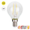 BOMBILLA LED FILAMENTO 4W E-14 ESFERICA 3000K