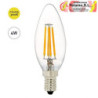 BOMBILLA LED FILAMENTO 4W E-14 VELA 3000K