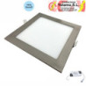 DOWNLIGHT LED 12W  CUADRADO EMPOTRAR  NIQUEL  6000K