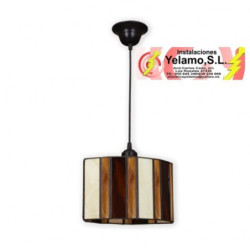 COLGANTE ALQUERIA 1LXE27 BEIS (20X30X21)