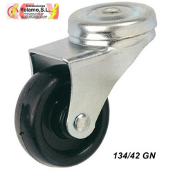 RUEDA TORNILLO 134/42 GN NEGRA 2 UNIDADES