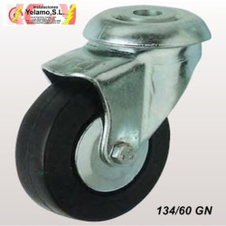 RUEDA TORNILLO 134/60 GN NEGRA 2 UNIDADES