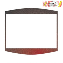 PIEZA INTERMEDIA BJC CORAL ROJO MURANO