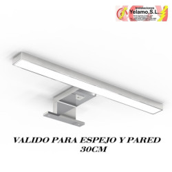 APLIQUE LED  5W ESPEJO NÍQUEL (VALIDO PARA ESPEJO Y PARED)