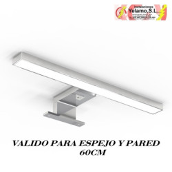 APLIQUE LED 9W ESPEJO NÍQUEL (VALIDO PARA ESPEJO Y PARED)