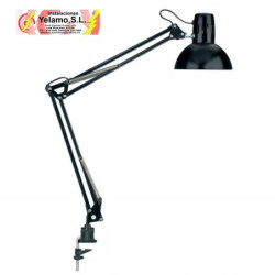 LAMPARA FLEXO EXTENSIBLE NEGRO E-27