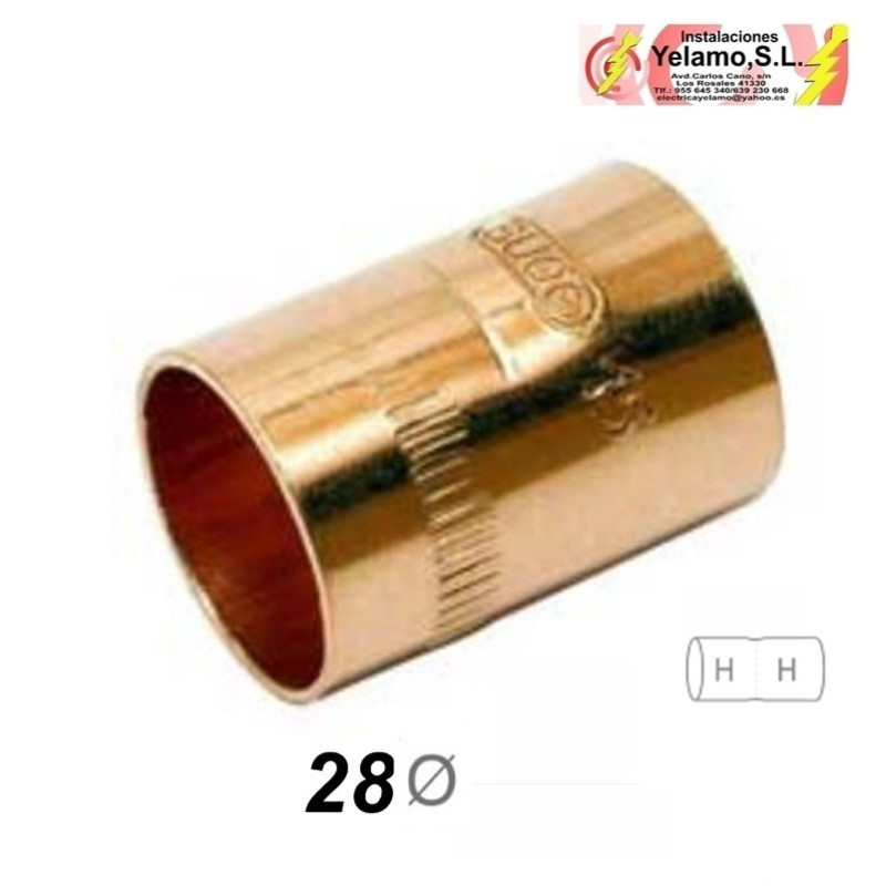 MANGUITO UNIÓN H-H 28MM