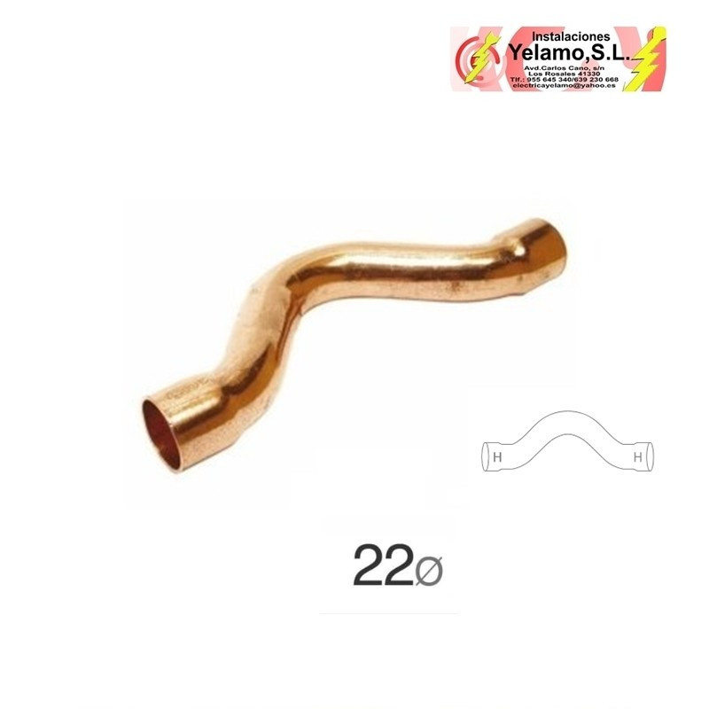 PUENTE DE COBRE DE 22MM