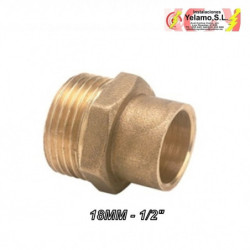 ENLACE MACHO 18 - 1/2" 2 UNIDADES