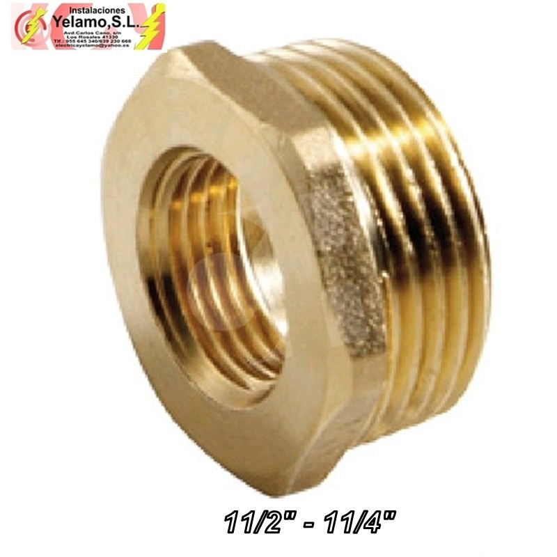 REDUCCIÓN BRONCE 11/2" A 11/4"