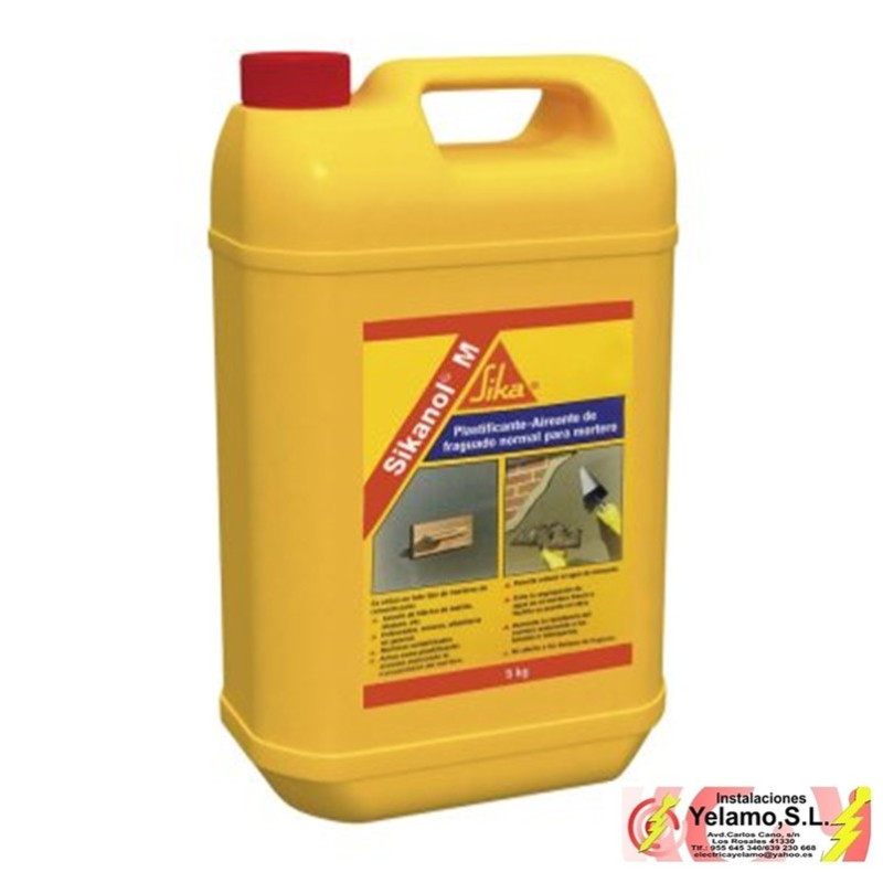 Sikanol m plastificante para morteros 5 kg