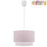 COLGANTE TRAZOS 1XE27 ROSA BEBE 30D