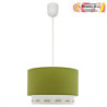 COLGANTE TRAZOS 1XE27 VERDE 30D