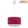 COLGANTE TRAZOS 1XE27 ROSA OSCURO 30D